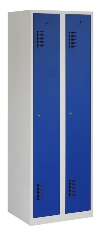 Inspectie Stijg trechter Premium garderobekast 60cm breed, 2-koloms, 2-deurs. | Kantoormeubel4sale