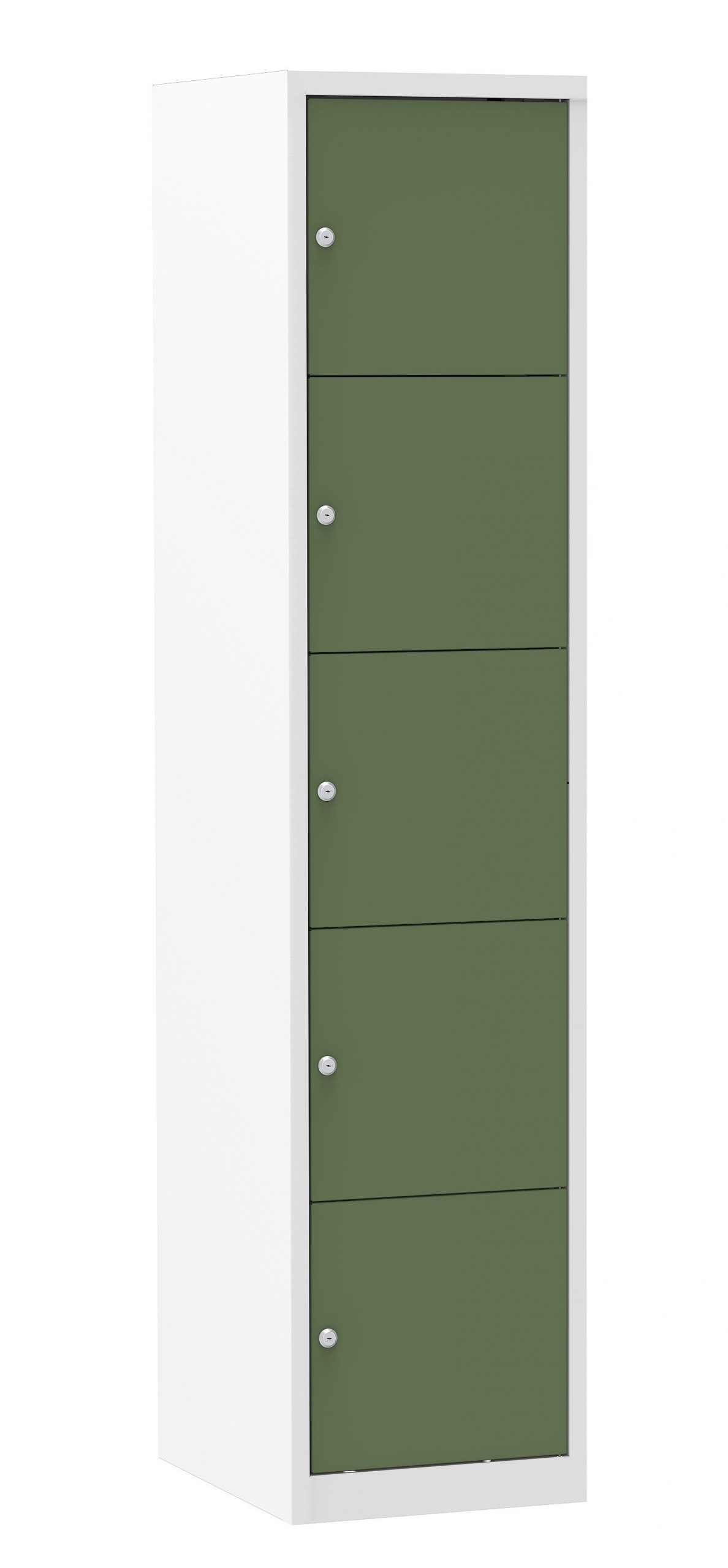 nakomelingen media leg uit Multicolor locker 40cm breed, 1-koloms, 5-deurs | Kantoormeubel4sale