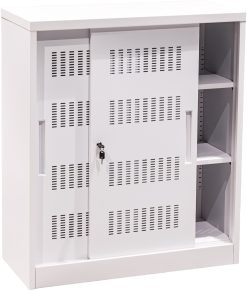 Schuifdeurkast 105x90x40cm. kleur wit